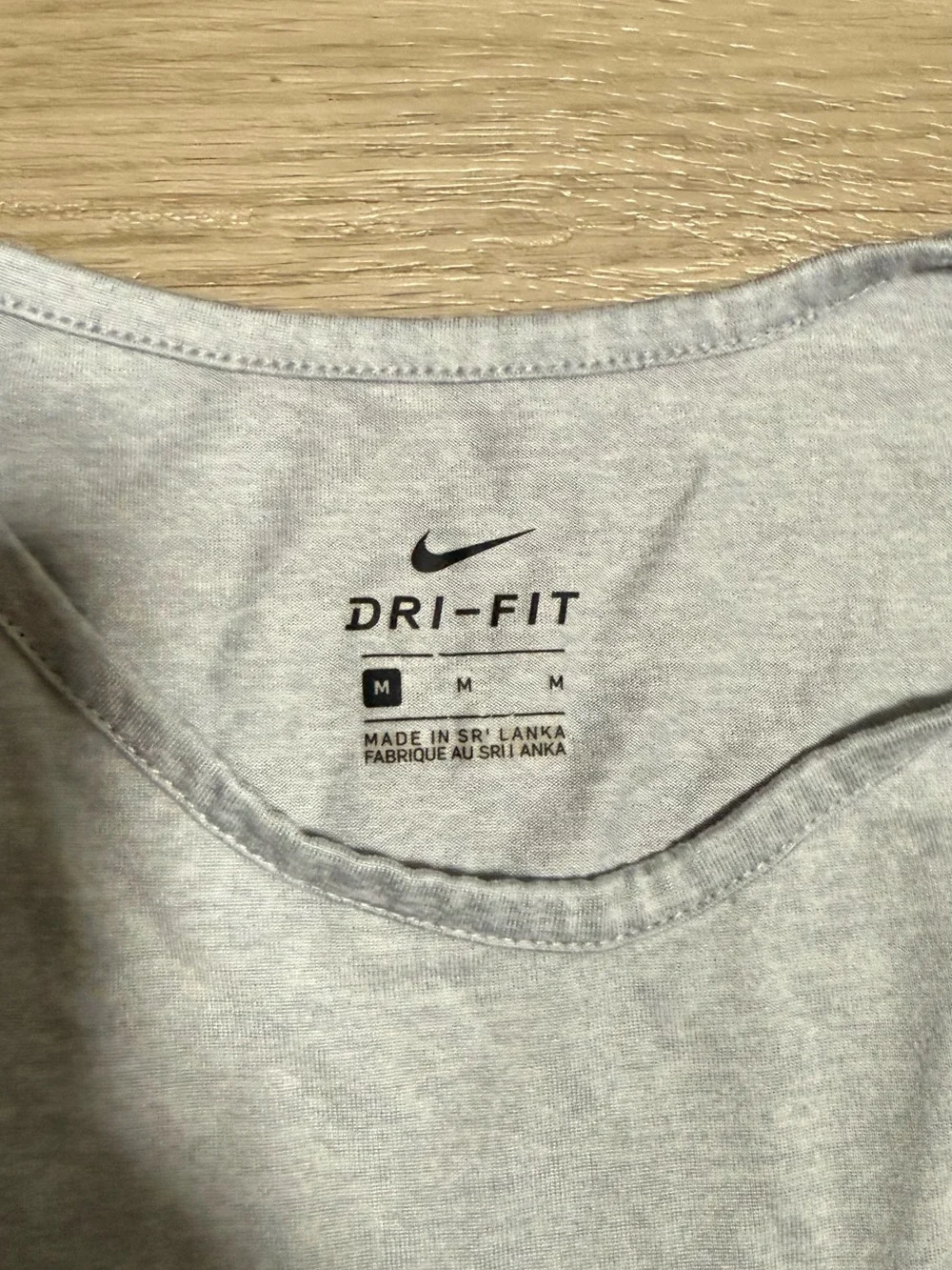 Nike Women’s Light Gray Dri-FIT Athletic Tank
